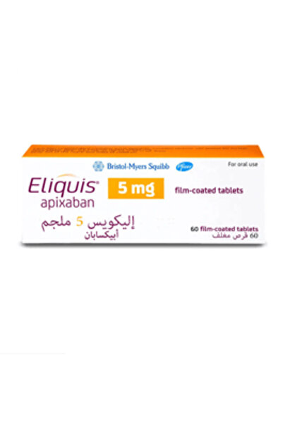 JPA Eliquis 5 Mg 60 Tablets