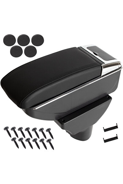 Farex Cotiera Hyundai i20 2008-2014 cu spațiu de depozitare, neagră