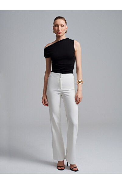 Dilvin 72641 Панталони с камбани - бели