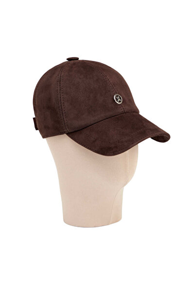 Tergan Brown Genuine Leather Men's Hat - S1Spk0330004-U9X