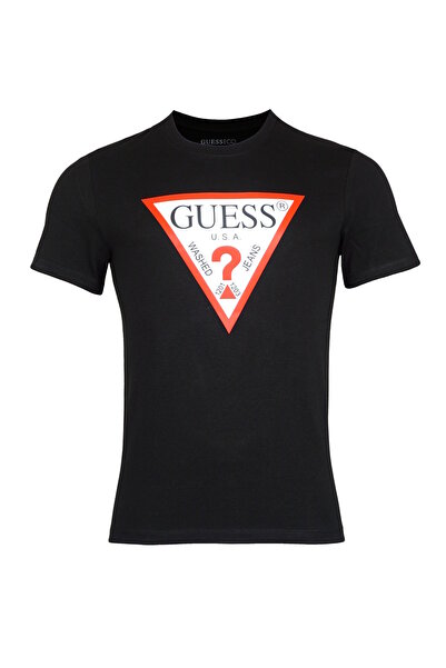 Guess T-Shirt CN SS Original Logo Kurzarmshirt