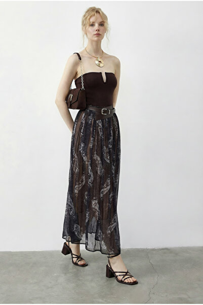 Bianco Lucci Women's Knitted Detailed Knitwear Dress 20258006