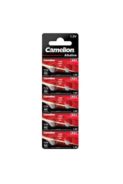 CAMELİON Set 10 Baterii Alcaline AG1 / LR621 / LR60 1.5V