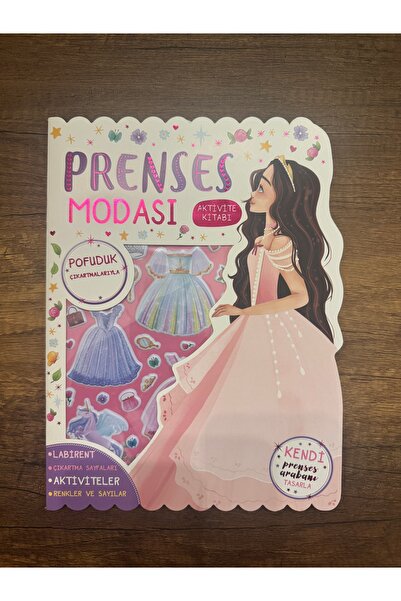 İndigo Kitap Prenses Modası - Çıkartmalı Aktivite Kitabı