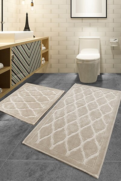 UnicUtil Set covorase baie 2 piese, Ultra Cozy, UnicUtil, Bej