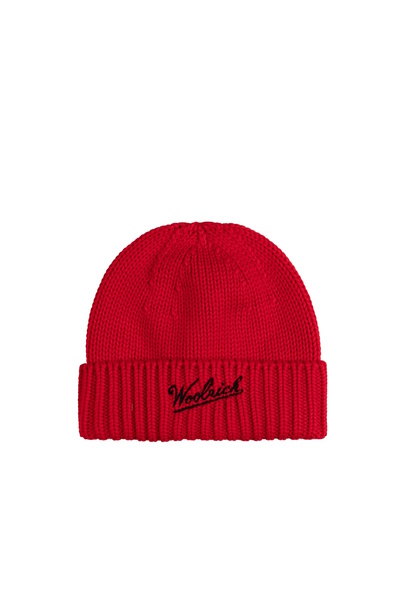 WOOLRICH Mütze LOGO Beanie