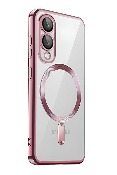 VERTEK Husa Luxury Magnetica, protectie camere, pentru Galaxy S25 Edge, Roz