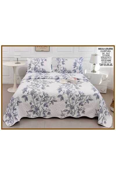 Om Bedspread Set 3 PCS, 220x 240cm