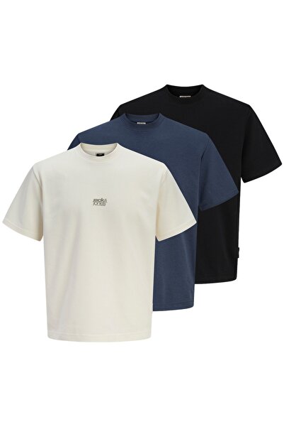 Jack & Jones T-Shirt Breeze Kurzarmshirt im Dreierpack
