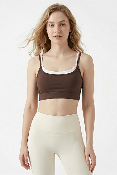 Rays 9033 Double Color Bustier Brown