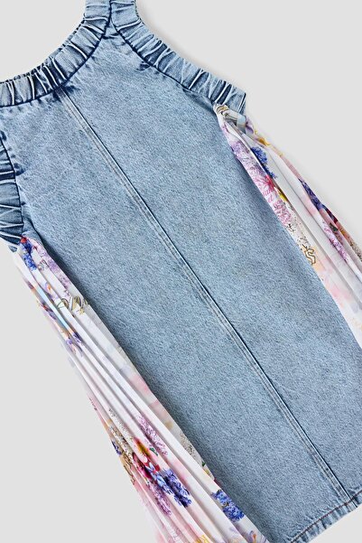 Lia Lea BG Store Kız Çocuk Denim Elbise