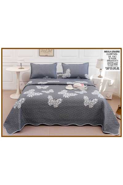 Om Bedspread Set 3 PCS, 220x 240cm