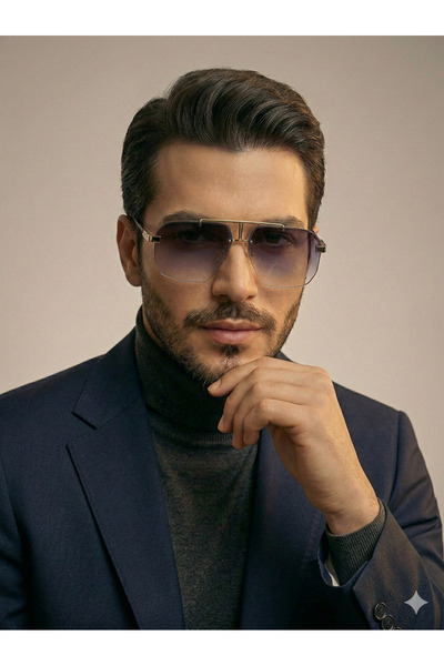 BLACK 8522 C1 63 Men's Sunglasses