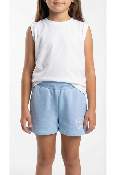 BRZ KIDS Kız Çocuk Bebe Mavisi Şort