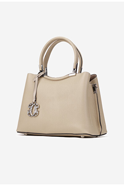 Dasha Beige textured Leather women's purse