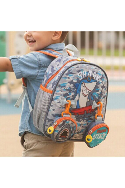 OEM Backpack for kindergarten, school or travel, with two piggy banks attache...