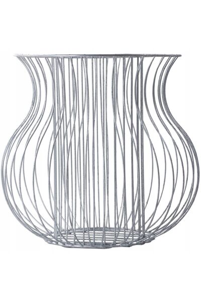 KADAX Oală Gabion Capac Gabion Coș Oțel 49 cm Sârmă Gabion Galvanizată