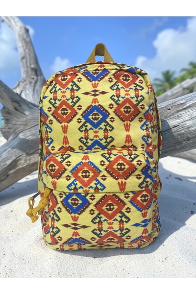 Old Cotton Quality Mini Vintage Casual Design Daily Backpack Travel Bag 21 cm...