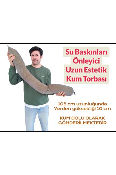 Vulli SU BASKINLARINA KARŞI ÖNLEYİCİ KUM TORBASI UZUN ESTETİK - KULLANIMA HAZ...