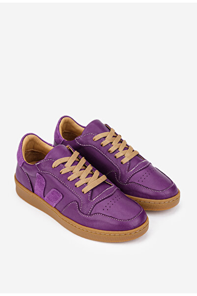 Dasha NUR purple women's shoes made of natural Leather