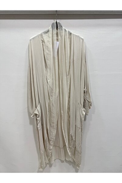 della moor Women's Beige Italian İ Silk Ü Tulle Foldable Sleeve Ov Oversized ...