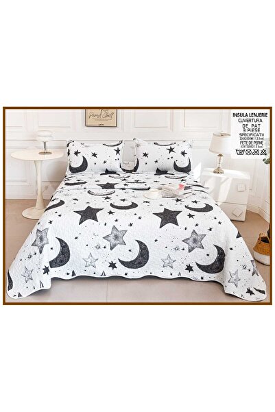 Om Bedspread Set 3 PCS, 220x 240cm