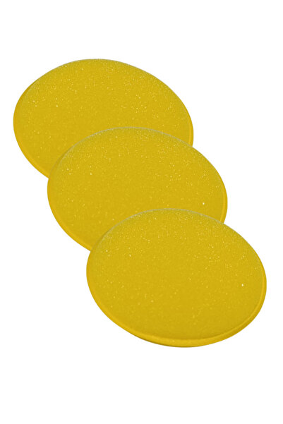 GREENCAR WASH RENKLİ EL CİLA PEDİ 10 CM SARI ( 3 ADET )