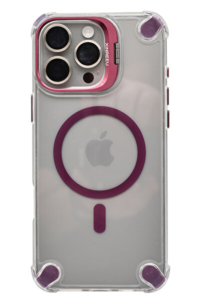 VERTEK Husa Magnetica Metal Camera Stand, Corner Bump, pentru iPhone 11 - Vis...