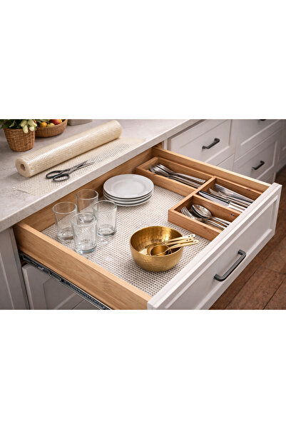 Dania Perforated roll for cabinets and drawers – Length (15 meters) Width (1 ...