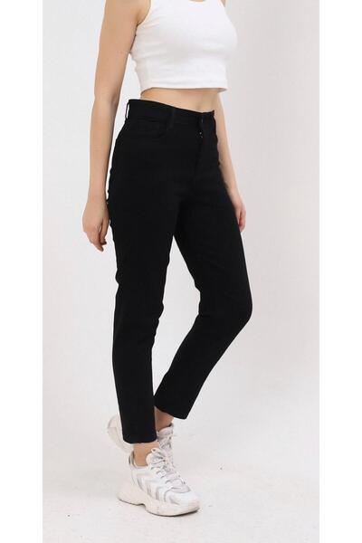 DENİM İN SHE JEANS NOI PENTRU FEMEI SEZONUL NOU Y talie înaltă NEGRI MOM JEAN...