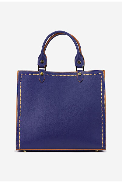 Dasha Women's navy blue genuine Leather bag