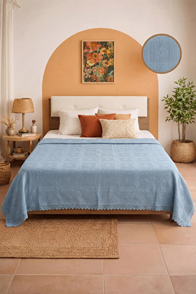 Bella Home Safir Luxury Piqué Double – Soft-Textured - Stylish and Modern Des...