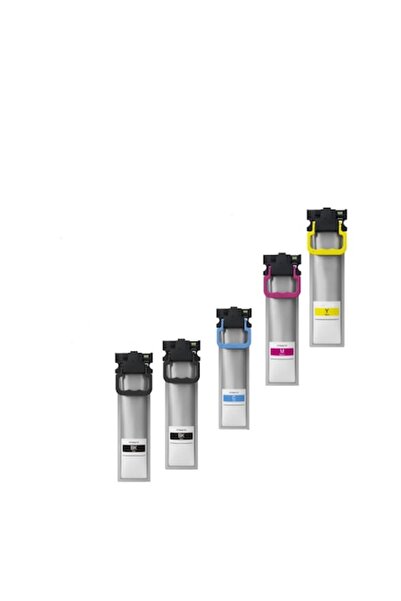 Propart Kit of 5 Ink Cartridges T11C Black, 3000 Pages Cyan, Magenta, Yellow ...