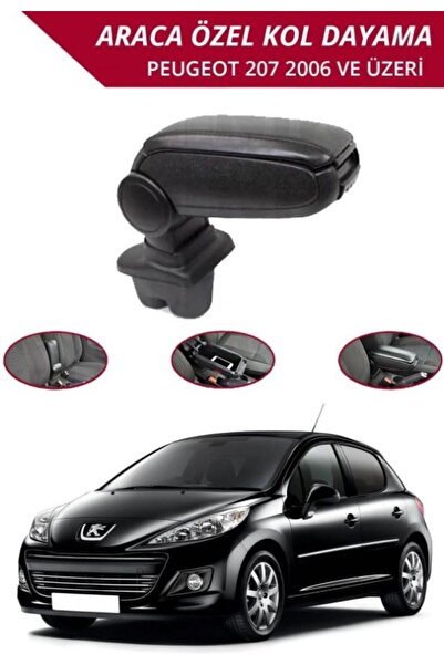BESNEY BİLİŞİM Peugeot 207 Araca Özel Kol Dayama KOLÇAK (Vİdasız Montaj)