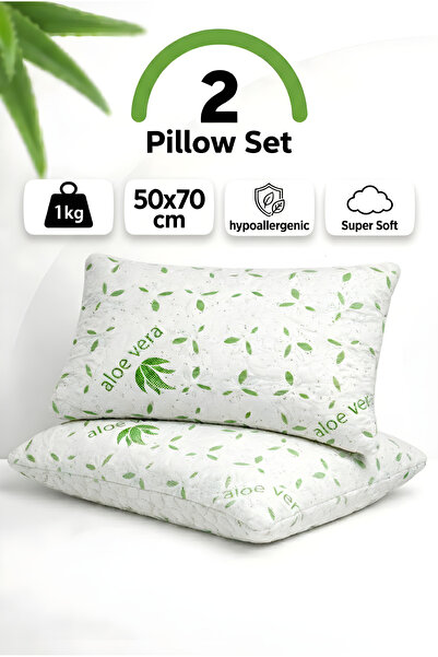 Minet Set of 2 Premium Aloe Vera Pillows (50x70)