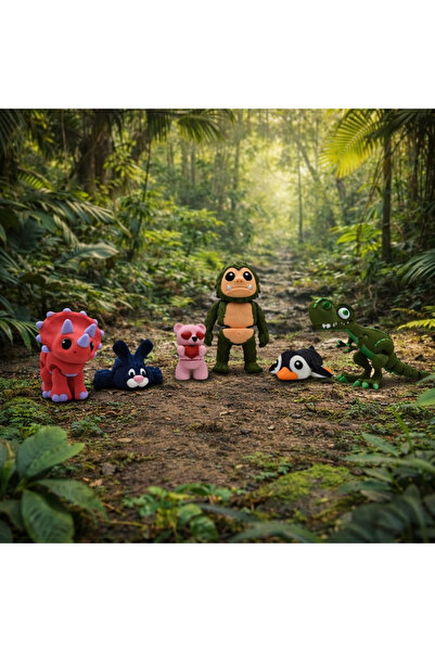 PrintForge Set de 6 figurine printate 3D Fantasy Mix, PrintForge®, modele art...