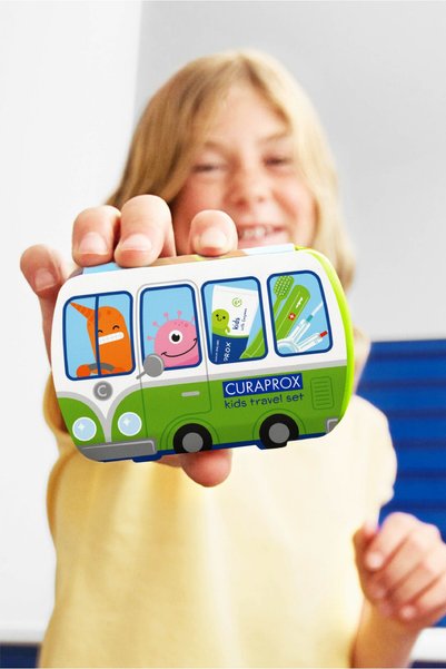 Curaprox Children's Travel Set Green