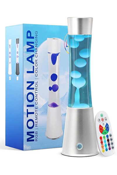 NO BRAND Lampă LED cu lumină lichidă cu 17 culori și telecomandă pentru birou...