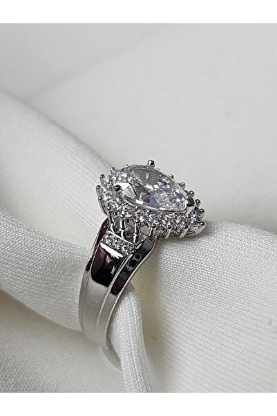 ZÜLİSCH Steel Ring Single Stone Model Zircon Stone Xuping Quality Stainless S...