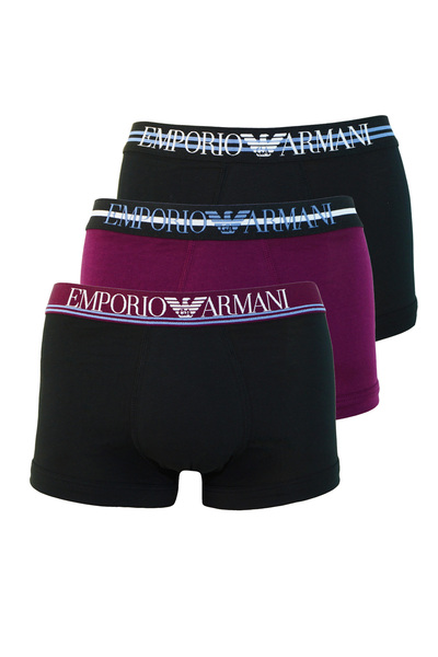 Emporio Armani Boxershorts mit Logobund im Dreierpack