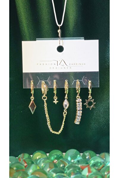 LUNLORA JEWELRY ÇOKLU SALLANTILI KÜPE