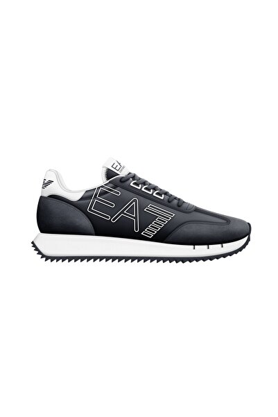 EA7 Sneaker Black and White Low-Sneaker