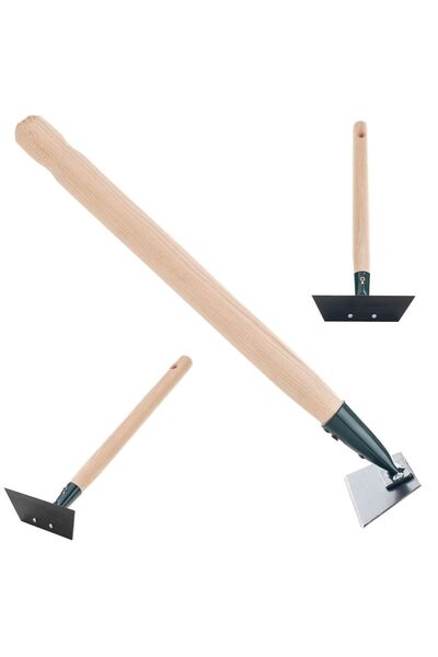 KADAX Sapă de grădină mică pentru săpat, mâner metalic 32,5 cm