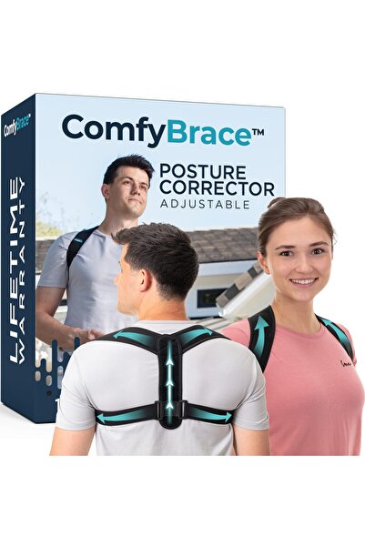 Comfy Press Posture Corrector for Men and Women - Fully Adjustable Device for...