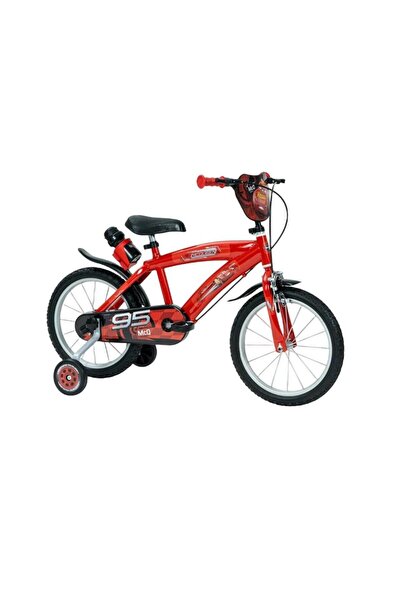 OEM Bicicleta pentru copii Disney Cars, 16 inch, Rosu