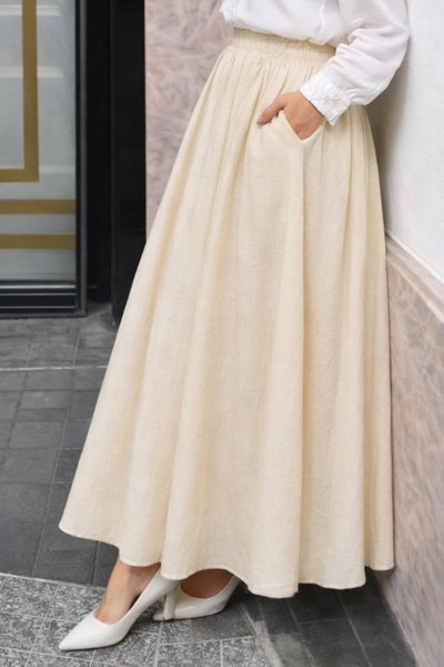 benguen Φούστα φράουλα N217 Χρώμα πέτρας