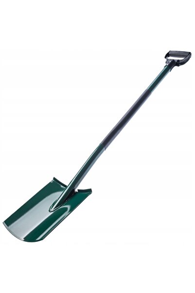 KADAX Lopată pentru săpat, mâner ergonomic metalic drept, 118 cm, solidă