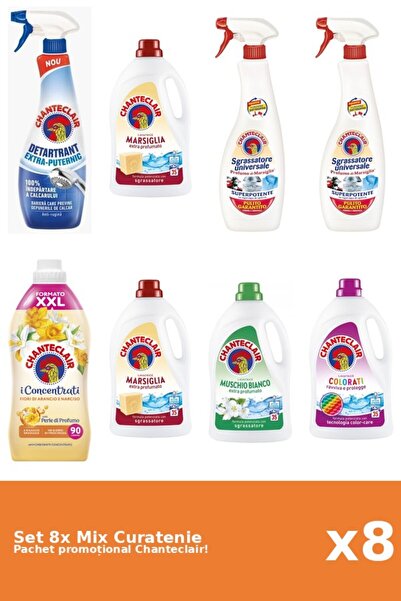 Chanteclair Set 8 Chanteclair Cleansing Mix: Orange, Color, Strong, White Mus...