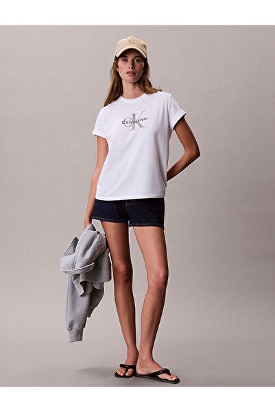 Calvin Klein Kadın Archive Mini Indigo Şort