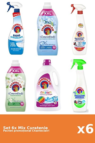 Chanteclair Set of 6 Chanteclair Cleansing Mix: Lemon, Lotus, Classic, Color,...